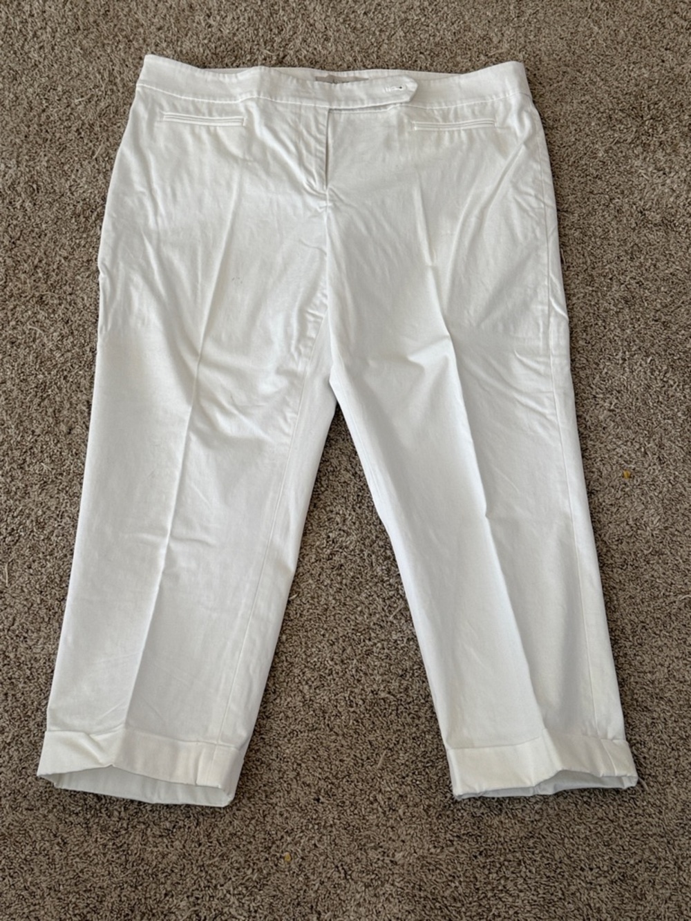 LOFT White Women's Cropped Chino Pants